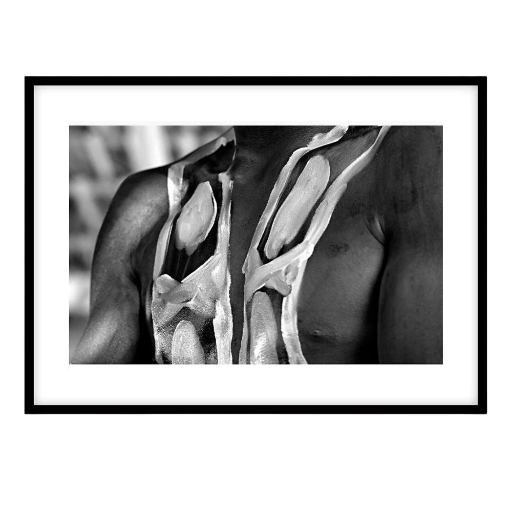 BODY PAINTING B&amp;W (Limited edition) - UNFRAMED